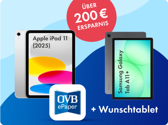 OVB ePaper mit Tablet